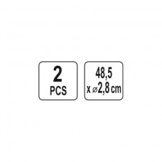 YATO Kit montare dulap service (2 buc), diametru 2..
